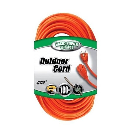 Southwire EXT POWER CORD - 100' 16/3 13 A ORANGE CM02309